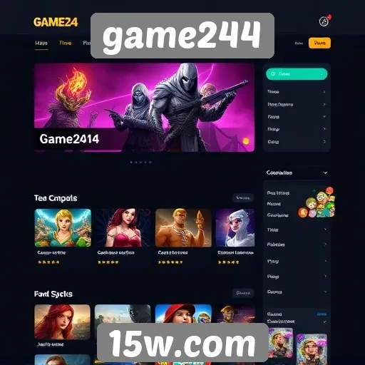 experiência de usuário no site game244 é aprimorada